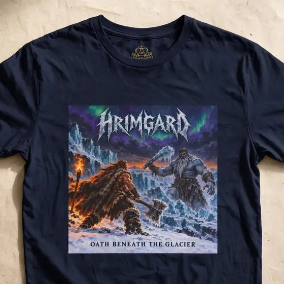 Barbarian Shirt, Frost Giant album-cover art