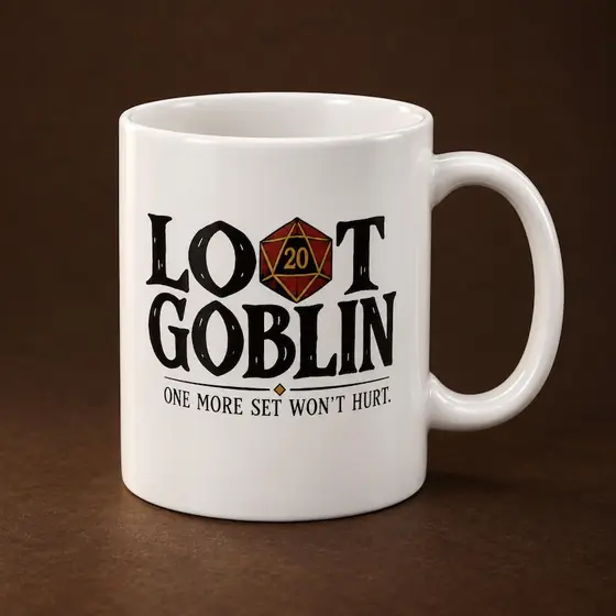Loot Goblin Dice Hoarder Mug